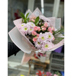 Vip  pembe soft Buket açık ton2